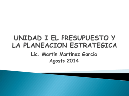 presupuestos y planeacion presentacion uam iis2014