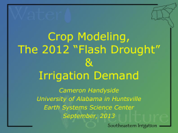 irrigation - Auburn University Environmental Institute
