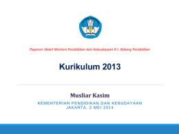 1 Paparan Kurikulum 2013