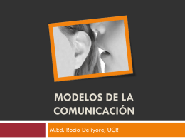 Modelos de la comunicación