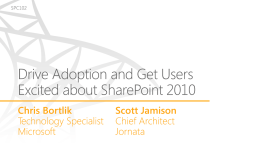 Drive Adoption and Get Users Excited about SharePoint