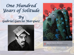 100 years of solitude ppt