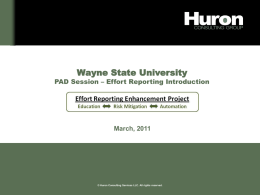 What is Effort Reporting?