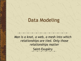 Data Modeling - Richard (Rick) Watson