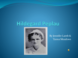 Hildegard Peplau Presentation