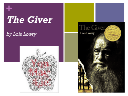 The Giver In-Class PPT