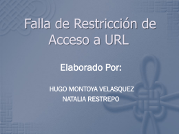Falla de Restricción de Acceso a URL