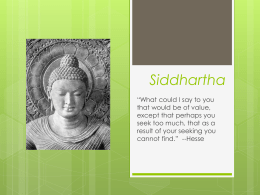 Siddhartha Powerpoint