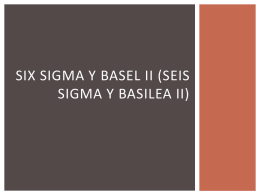 Seis Sigma y Basilea II