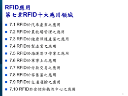 RFID十大應用領域