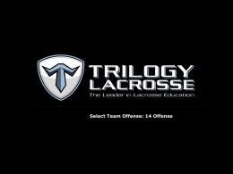 14 Offense - Trilogy Lacrosse