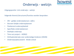 Onderwijs - Provincie West