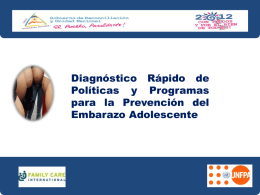 4 Nicaragua - Plan Andino para la Prevención del Embarazo
