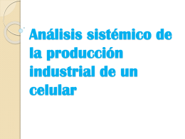 Análisis sistémico de la producción industrial de