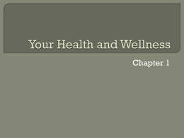Day 3- Your Health and Wellness powerpoint