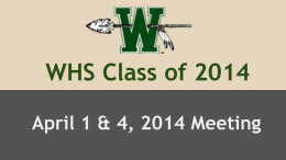 WHS Class of 2014