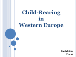 Child-rearing in Western Europe