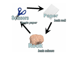 Rock, paper, scissors