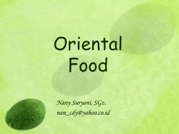 Oriental Food