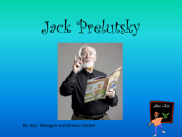 Jack Prelutsky powerpoint