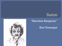 Satire & Harrison Bergeron
