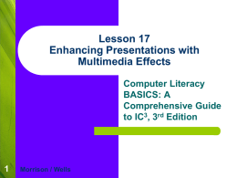 PowerPoint Lesson 16-new - ICT-IAT