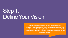 SDPS Yammer PoC - Define your vision