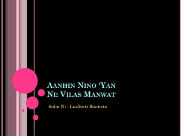 Aanhin Nino *Yan Ni: Vilas Manwat