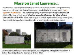 JANET LAURENCE III - General Education @ Gymea