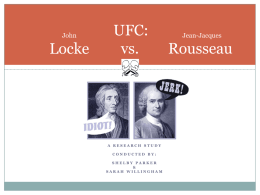 Locke/Rousseau