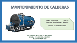 Mantenimiento_calderas - Universidad Industrial de Santander