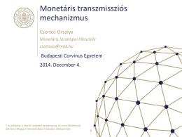 201412 – Monetáris transzmissziós mechanizmus