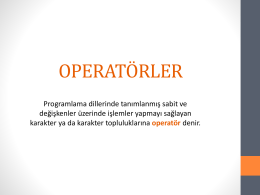 OPERATÖRLER - Onbirc.com