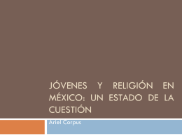 Jóvenes y religión en México: un estado de la cuestión