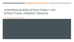 Homosexualidad estructural y no estructural (amedeo cencini)