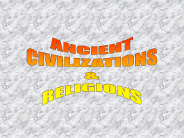 ancient civilizations & religion