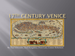 17th CENTURY VENICE
