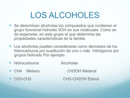 LOS ALCOHOLES