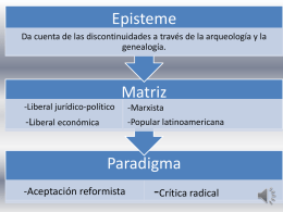 Episteme Matrices Paradigmas