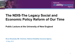 the NDIS and Lessons for Change PowerPoint Slides (.ppt 422kB)