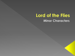 Lord of the Flies - Minor Characters