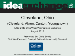 Cleveland - International Council of Shopping Centers