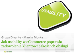 Maciej Moska - Jak usability w eCommerce - OK
