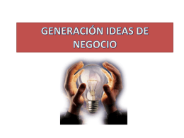 taller de generación de ideas de negocio