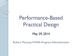 Performance-based Practical Design