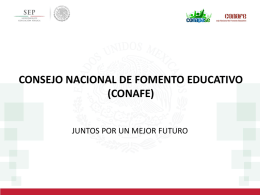 CONAFE - Consejos Escolares de Participación Social