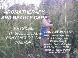 AROMATHERAPY AND BEAUTY-CARE - MSME