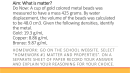 Matter_ Mixtures_ Pure Substances