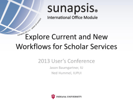Powerpoint - Sunapsis