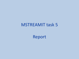 MSTREAMIT task 5
